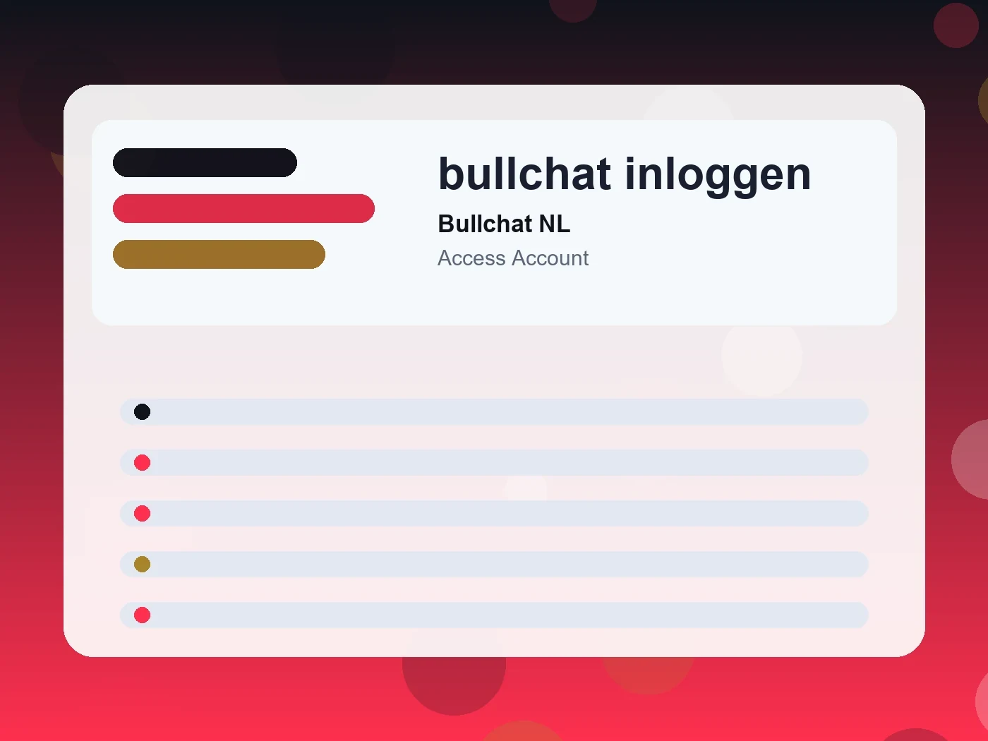 Bullchat NL bullchat inloggen guide visual
