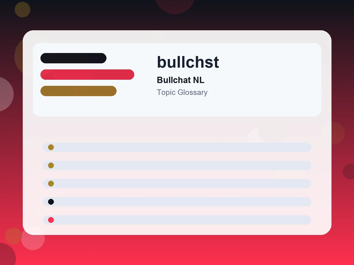 Bullchat NL bullchst guide visual
